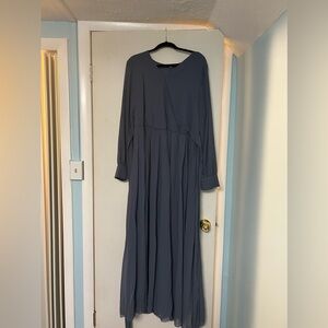 Blueish Grey maxi dress